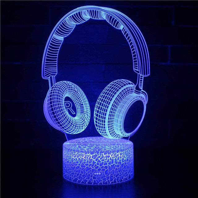Gaming LED night lamps 3D Decoration USB