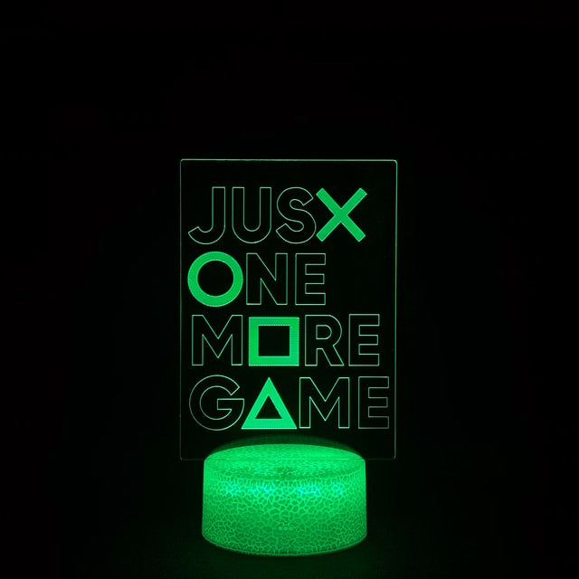 Gaming LED night lamps 3D Decoration USB