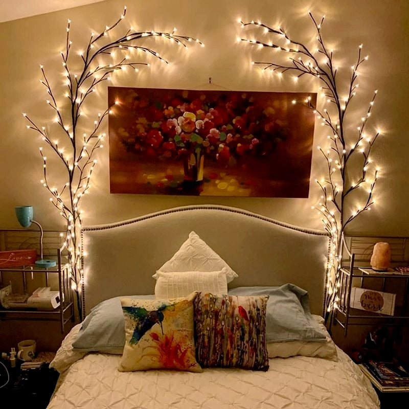 Artificial Plants Vine Tree LED Lights for Wall