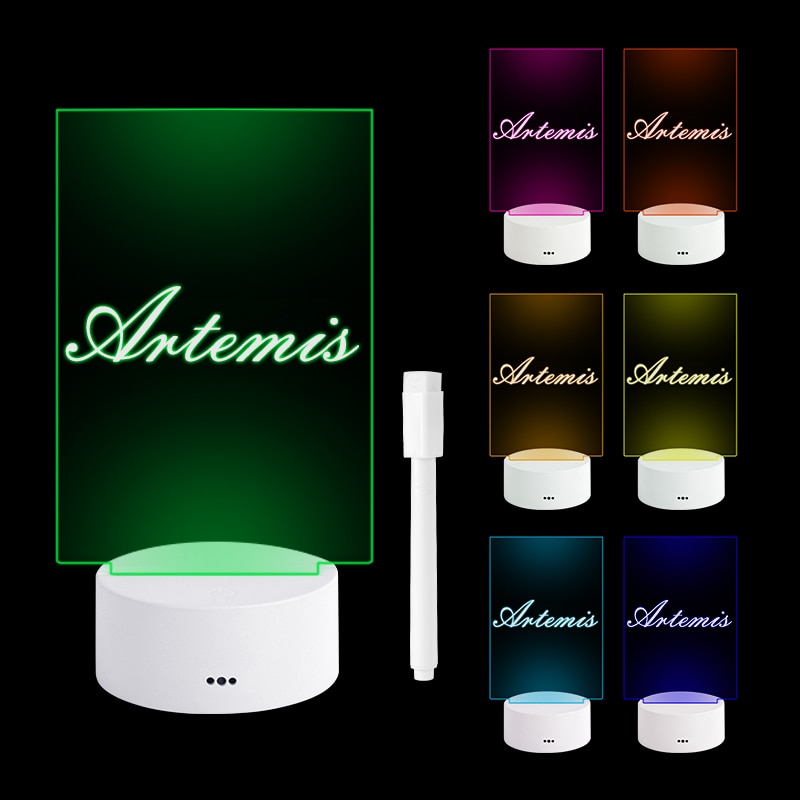 Customizable Note Message Board Led Night Light USB