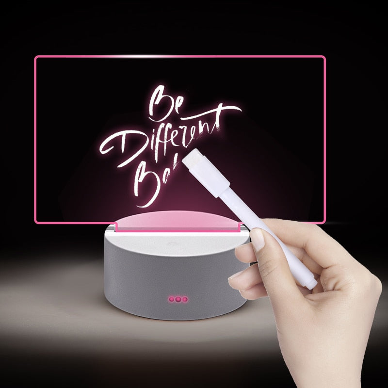 Customizable Note Message Board Led Night Light USB
