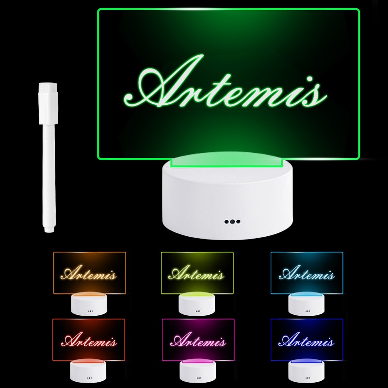 Customizable Note Message Board Led Night Light USB