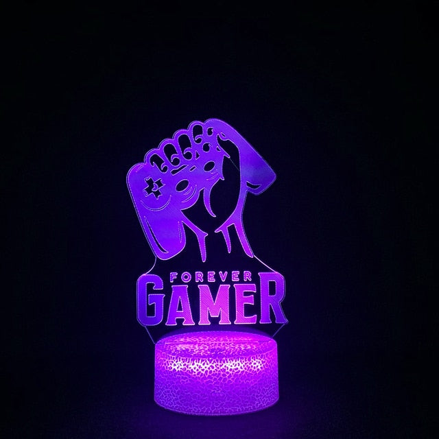 Gaming LED night lamps 3D Decoration USB