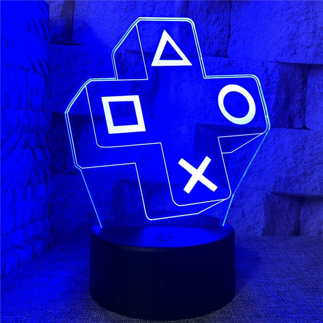 Gaming LED night lamps 3D Decoration USB