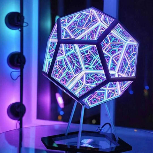 Infinity Dodecahedron LED Night Lamp USB