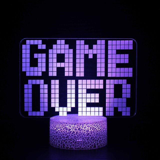 Gaming LED night lamps 3D Decoration  USB