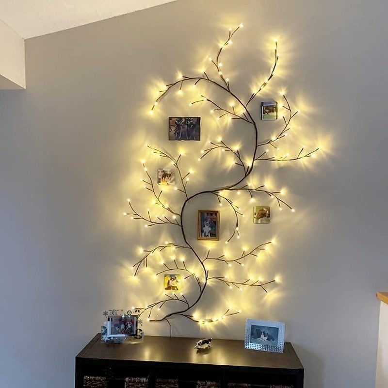 Artificial Plants Vine Tree LED Lights for Wall
