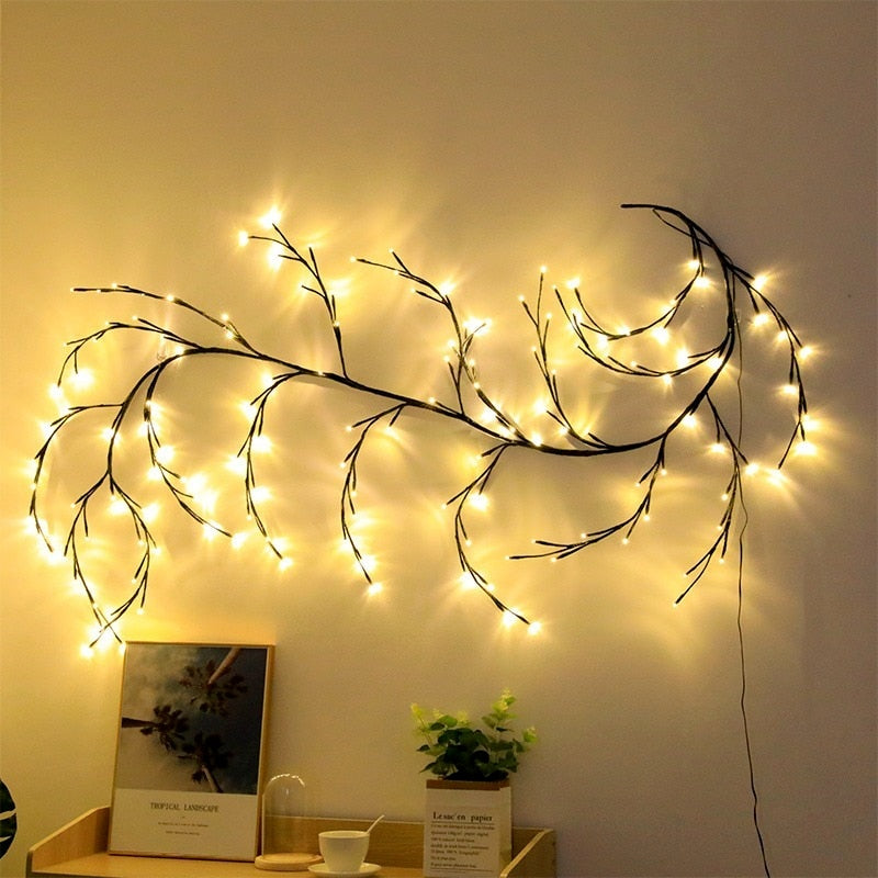 Artificial Plants Vine Tree LED Lights for Wall