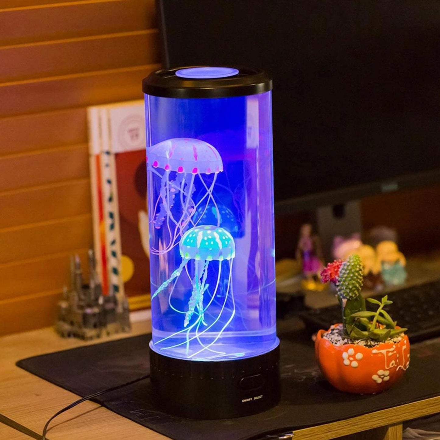 Floating LED Jellyfish Night Lamp