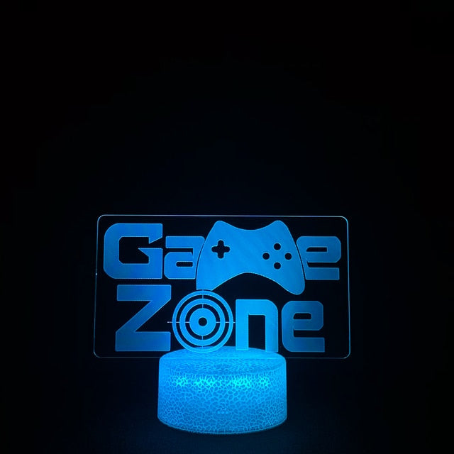 Gaming LED night lamps 3D Decoration  USB